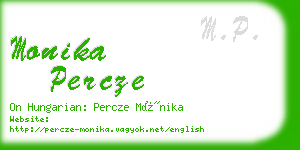 monika percze business card